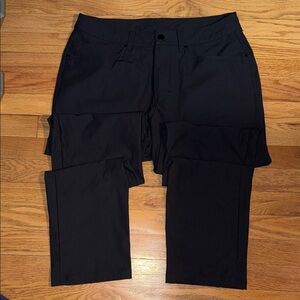 Men’s Lululemon ABC Relaxed Fit Black Pants Size: 32x34